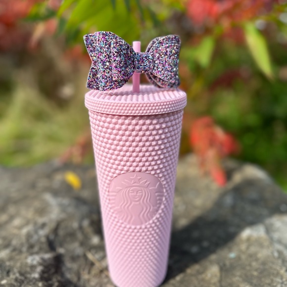 Starbucks Other - BNWT TAIWAN PINK MATTE STUDDED